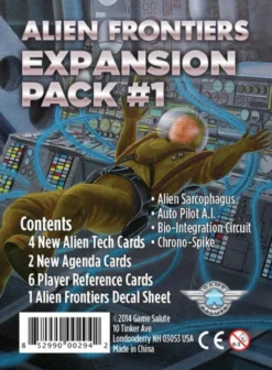 Alien Frontiers: Expansion Pack #1