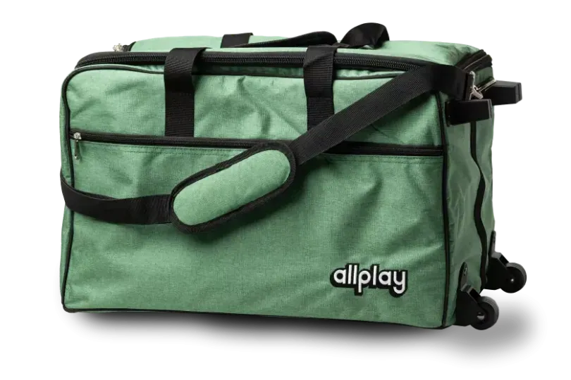 Allplay Rolling Board Game Bag: Fern Green