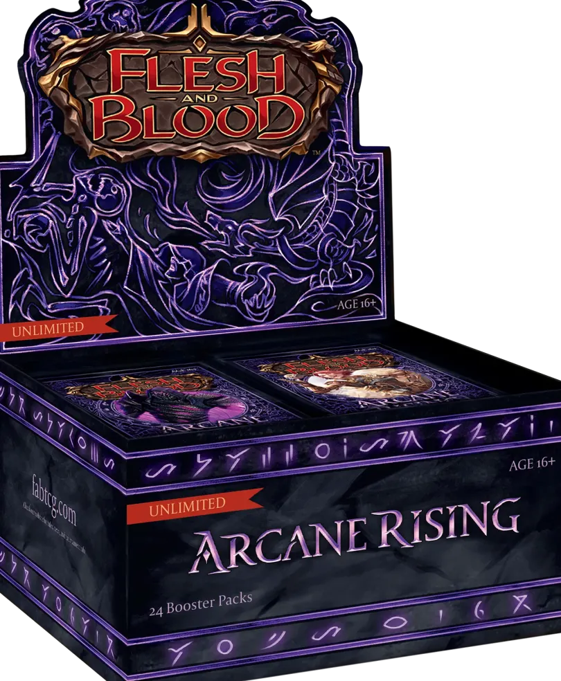 Arcane Rising Unlimited Booster Display