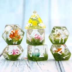 A Role Playing Dice Set: Blossom