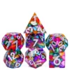 A Role Playing Dice Set Colorful Shell Dice