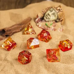 A Role Playing Dice Set - Flame Dice