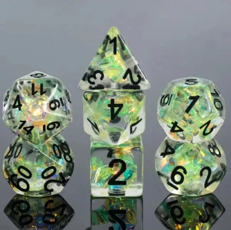 A Role Playing Dice Set: Forest