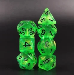 A Role Playing Dice Set: Forest Green