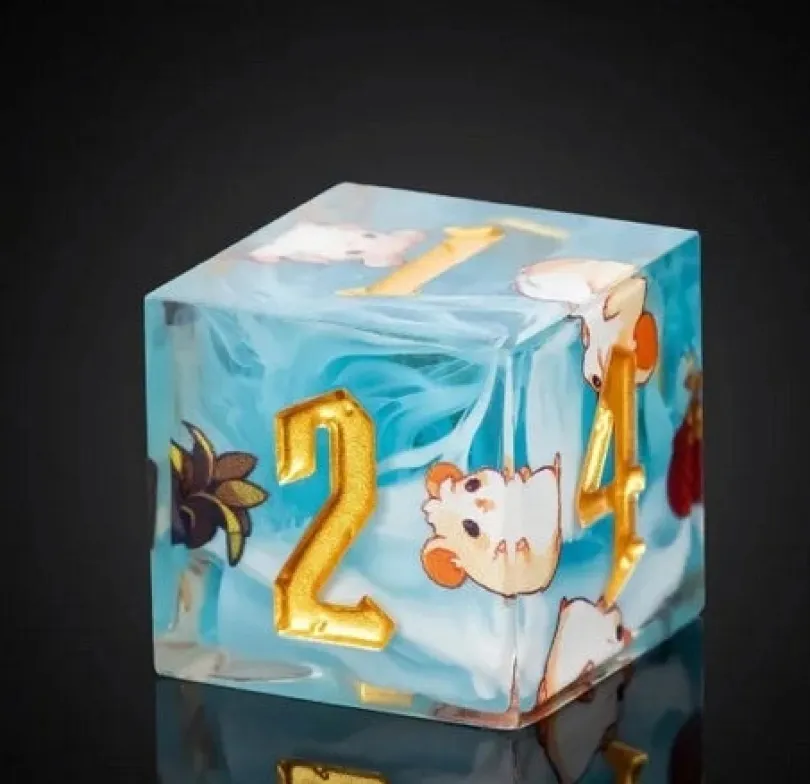 A Role Playing Dice Set - Hamster
