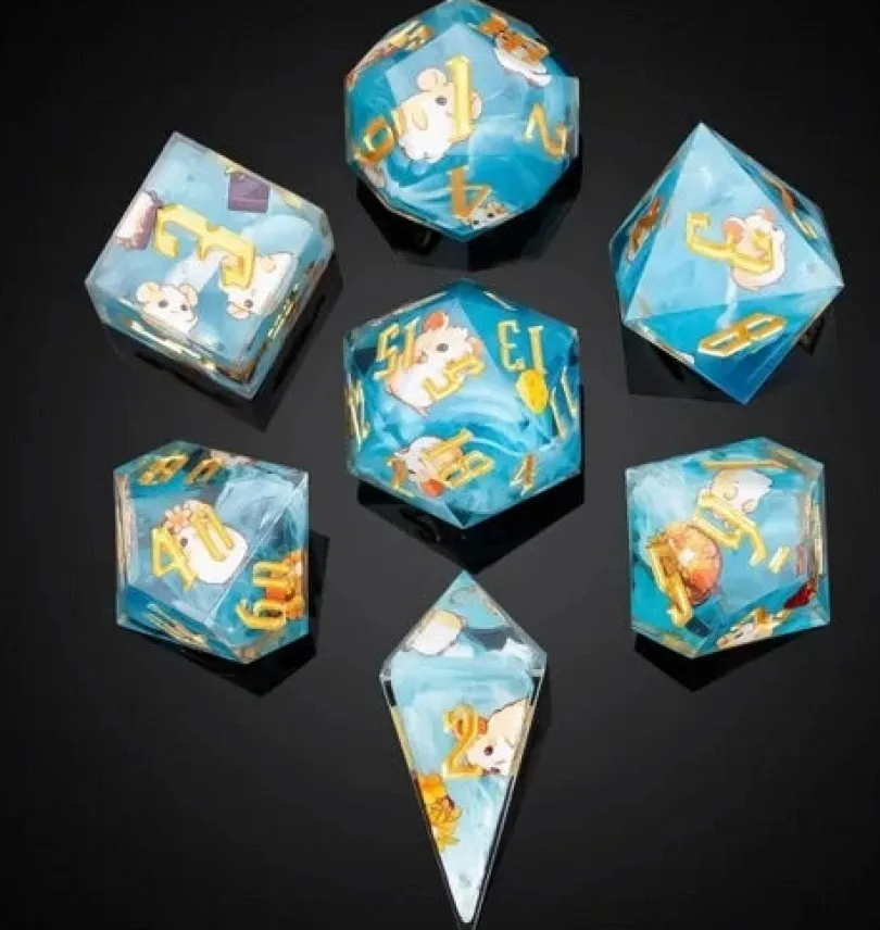 A Role Playing Dice Set - Hamster