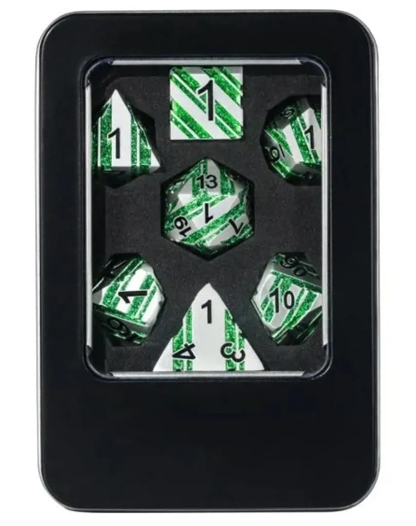 A Role Playing Dice Set Metallic - Borg