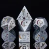 A Role Playing Dice Set Metallic - Rainbow Comet