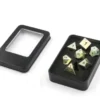 A Role Playing Dice Set Metallic - Metal - Svart Font