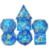 A Role Playing Dice Set Mini Blue Sharp 115 15 Mm Dice