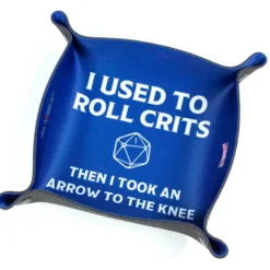 Arrow To The Knee Square Folding Dice Tray