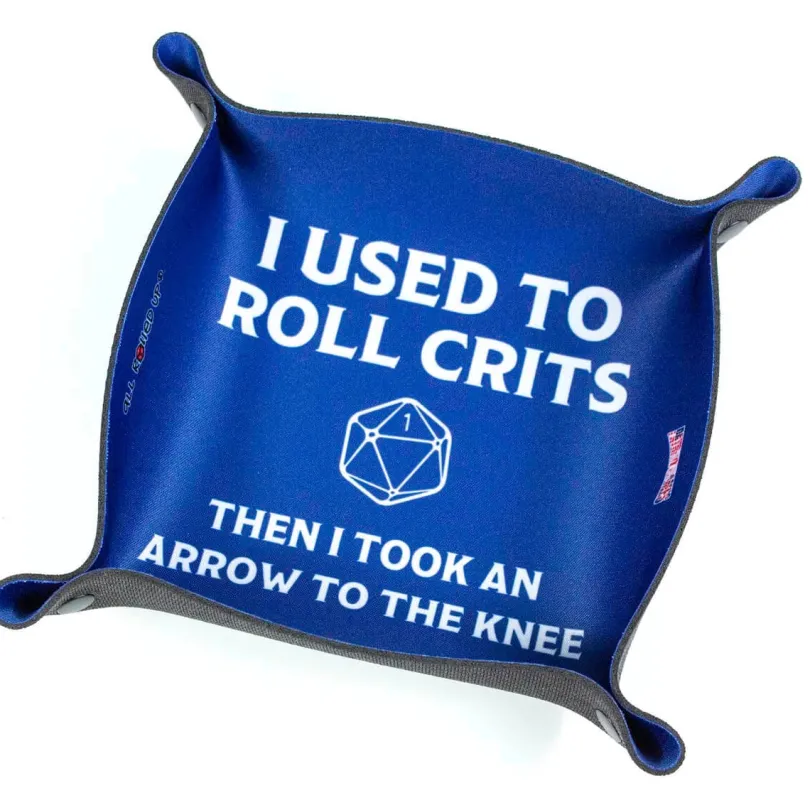 Arrow To The Knee Square Folding Dice Tray