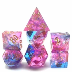 Aurora's Edge Sharp-Edge Dice Set (7)