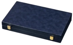 Backgammon Blue Medium Imitation Leather 1734 Philos