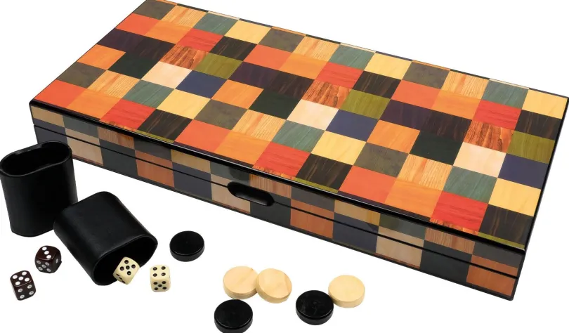 Backgammon Fourni, large, magnetic lock (1160)