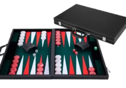 Backgammon 21 Gron Vit Och Rod