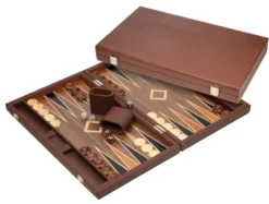 Backgammon Polyegos Large Imitation Leather 1736 Philos