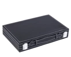 Backgammon 11 ", red/black/white stitched