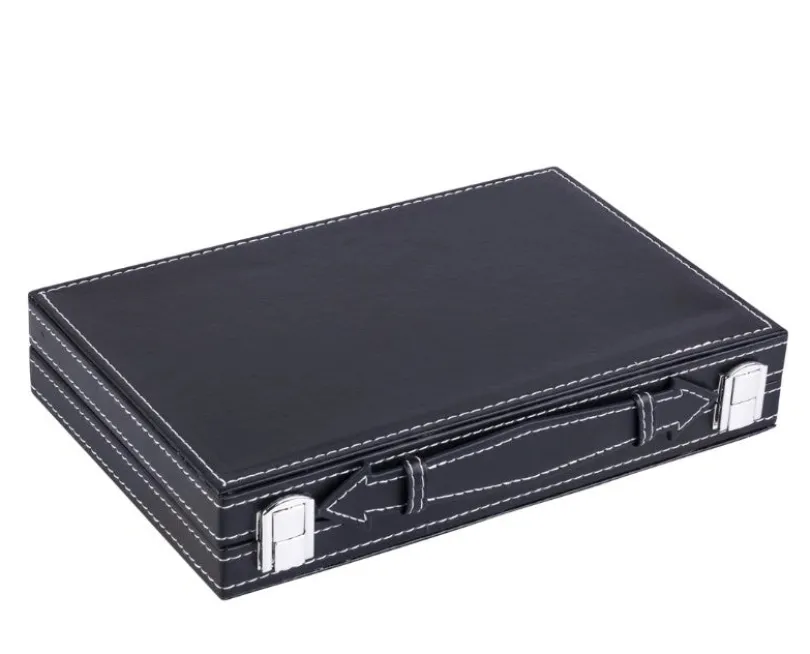 Backgammon 11 ", red/black/white stitched
