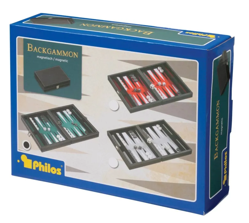 Backgammon Tinos Magnetic Green 1714 Philos