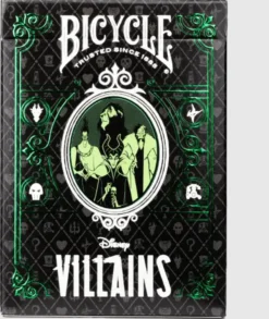 Bicycle Disney Villains Green Playing Cards Bicycle