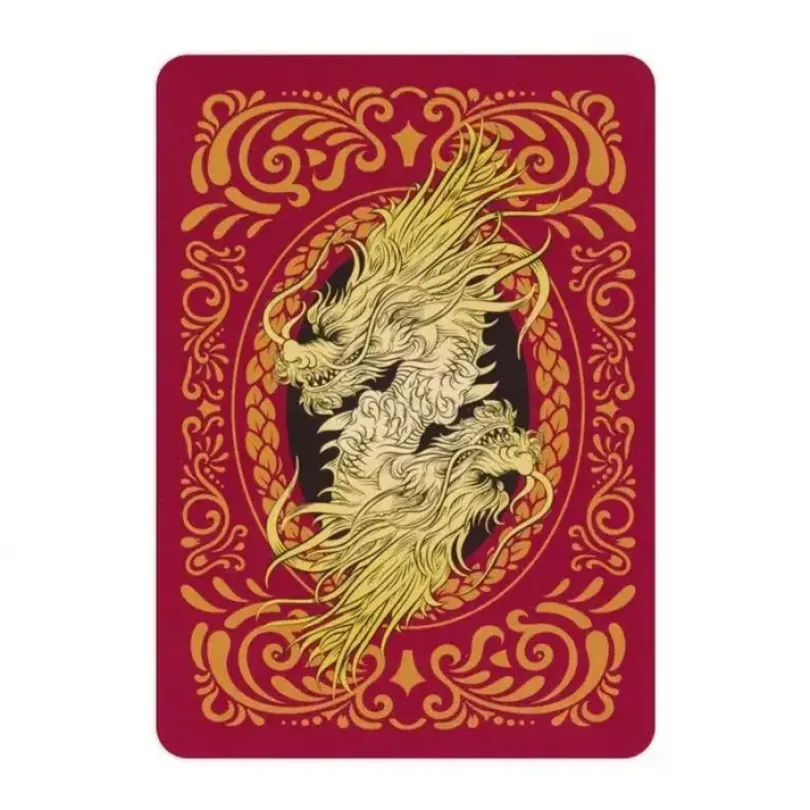 Bicycle Dragon Playing Cards Red