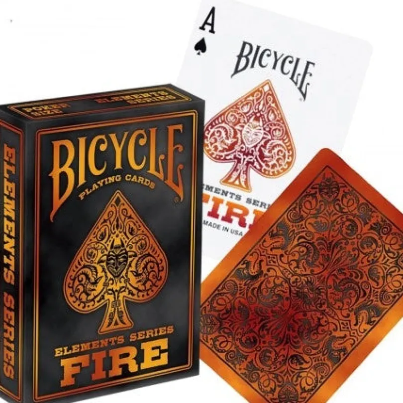 Bicycle Fire playing cards