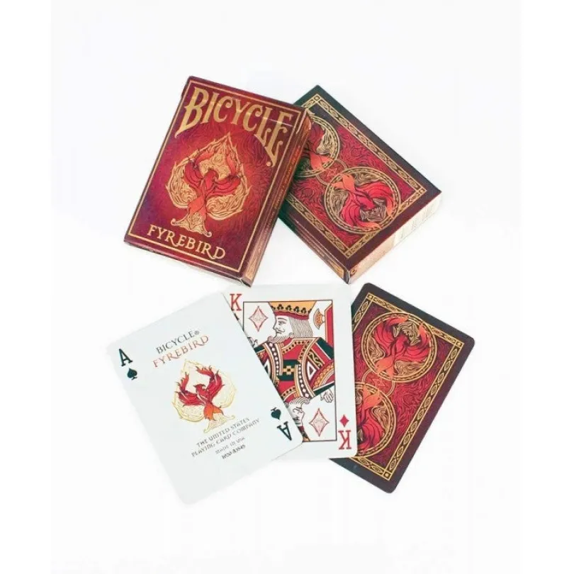 Bicycle Fyrebird cards