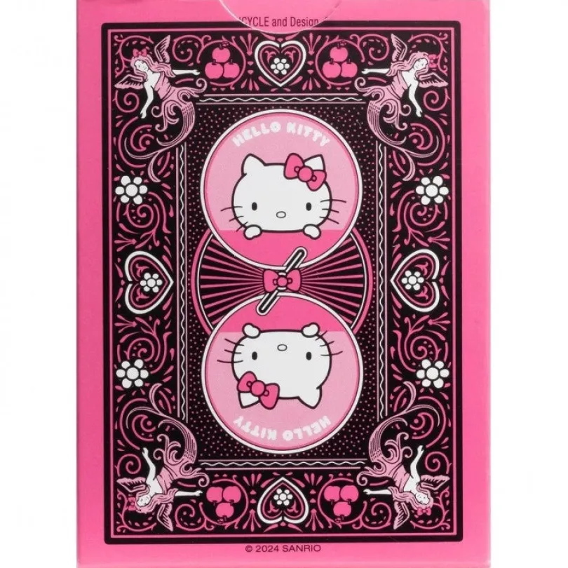 Bicycle Hello Kitty Black Pink Playing Cards Deck