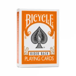 Bicycle Orange Rider Back cards