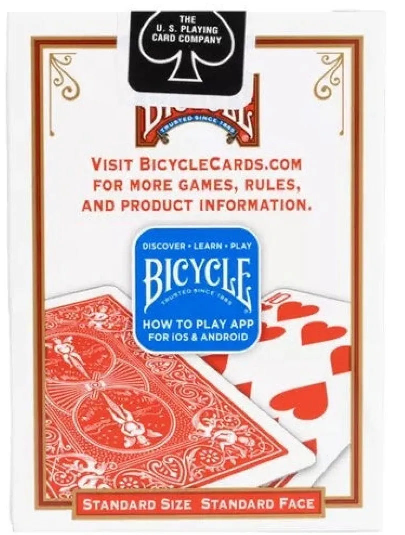 Bicycle Playing Cards Standard Red Or Blue