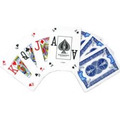 Bicycle Pro Poker Peek playing cards (Slumpad färg mellan röd och blå baksida)