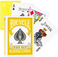 Bicycle Rider Back playing cards (Yellow)