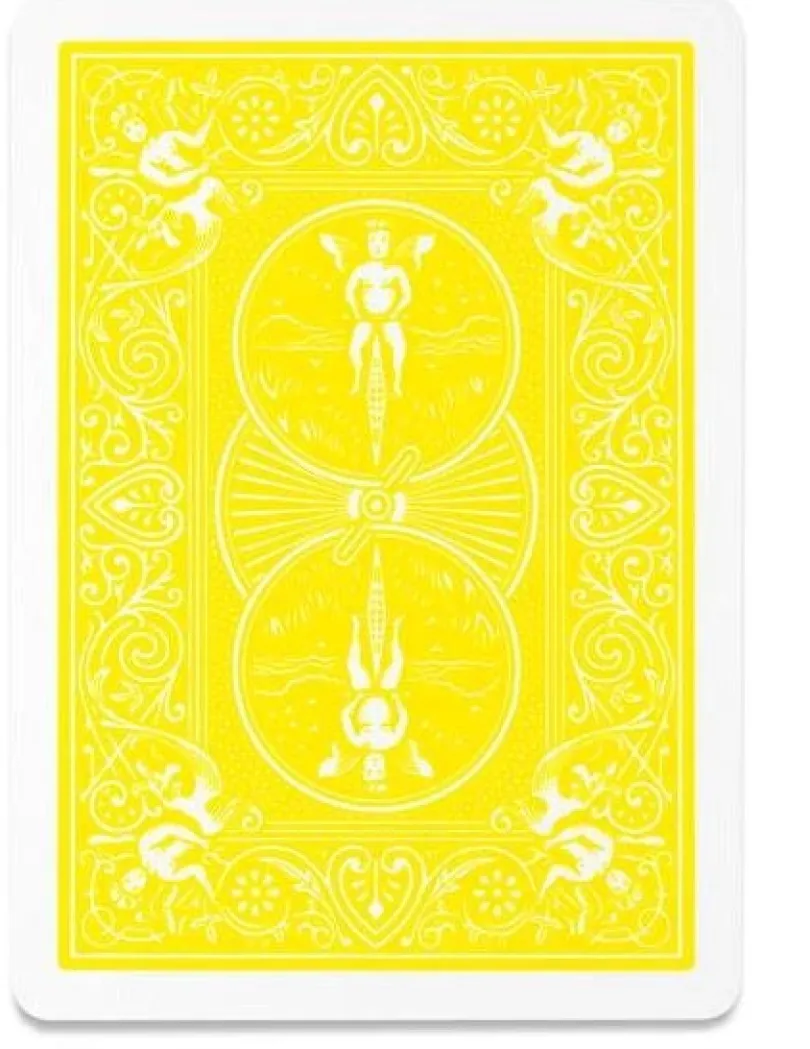 Bicycle Rider Back playing cards (Yellow)