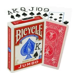 Bicycle Rider Jumbo poker cards (Blue or red)