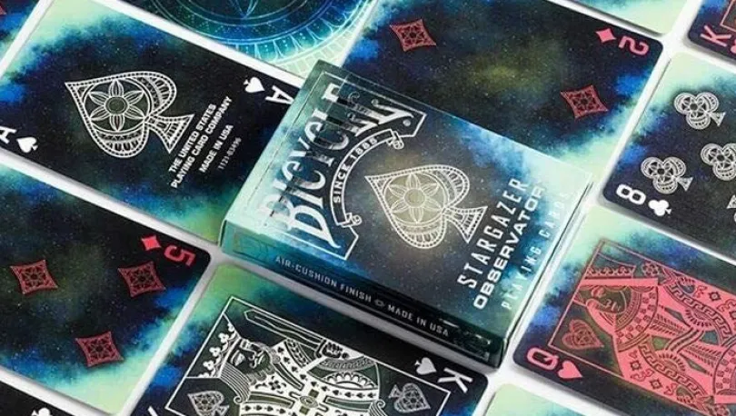 Bicycle Stargazer Observatory playing cards