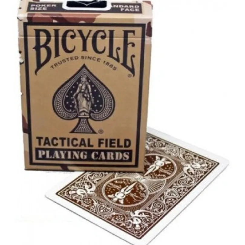 Bicycle Tactical Field brown playing cards
