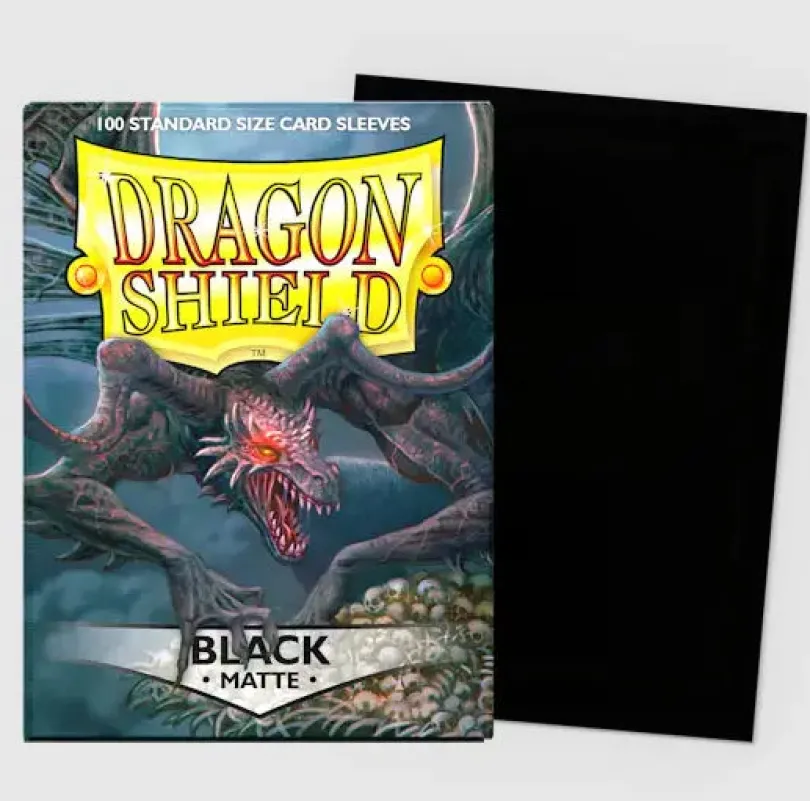 Black - Matte Sleeves - Standard Size (100)