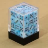 Bla Silk Tarningar 12 Mm D6 36 St