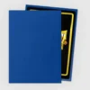 Blue Matte Sleeves Standard Size 100 Dragon Shield