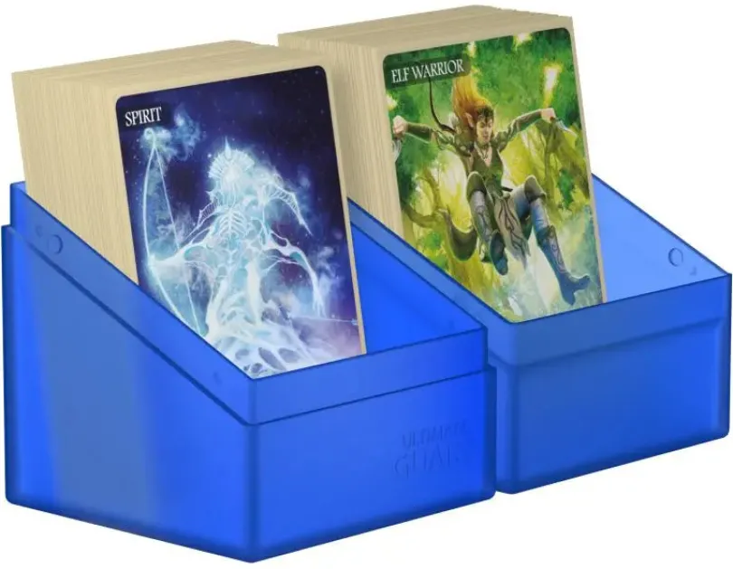 Boulder Deck Case 100 Standard Size Sapphire Ultimate Guard