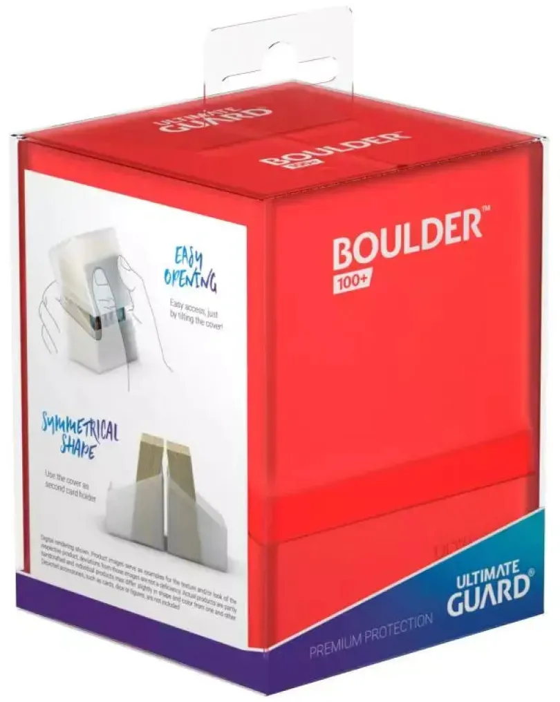 Boulder Deck Case 100+ Standard Size Ruby