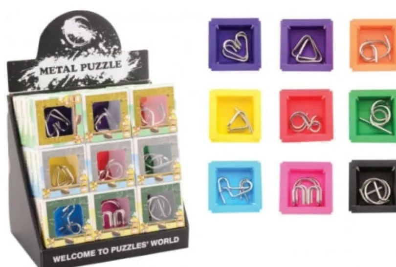 Brainteaser metal puzzle (7.5x7.5cm)