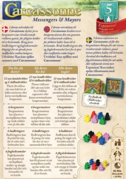 Carcassonne 30 Expansion 5 Messengers Mayors Sv Carcassonne