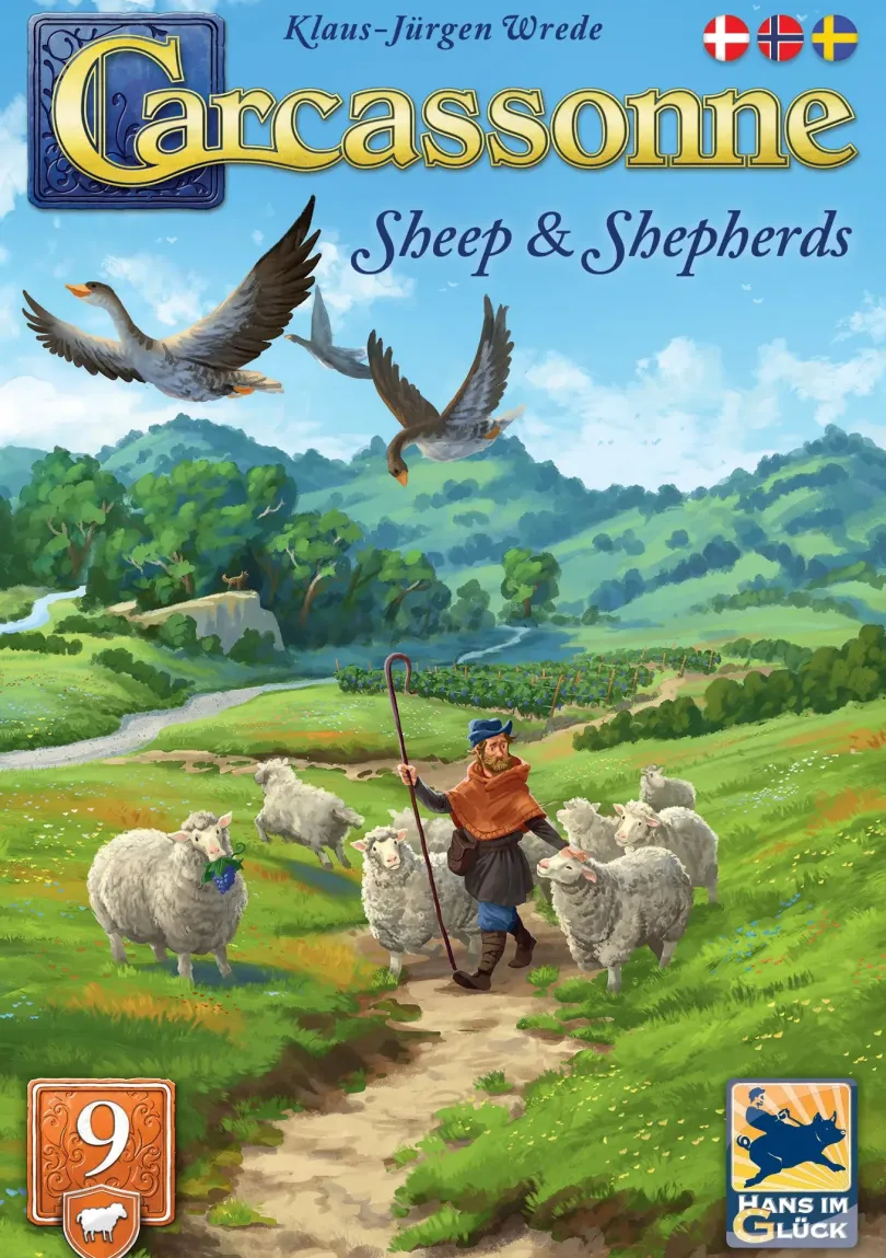 Carcassonne 3.0 - Expansion 9 Sheep & Shepherds (sv)