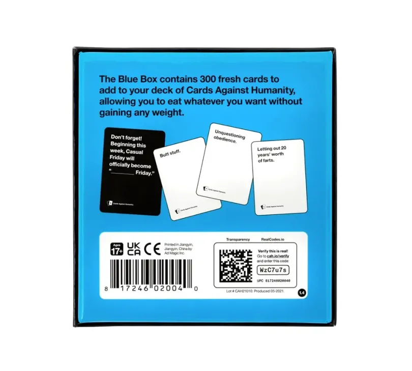 Cards Against Humanity: Blue Box Expansion