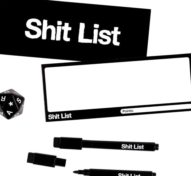 Cards Against Humanity Shit List Party Game