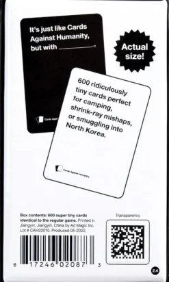 Cards Against Humanity Tiny Us Version