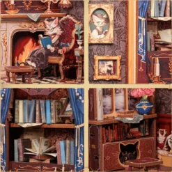 Cat's Study - Book Nook Kit - CuteBee