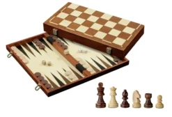 Chess Backgammon Checkers Set, field 45 mm (2510)